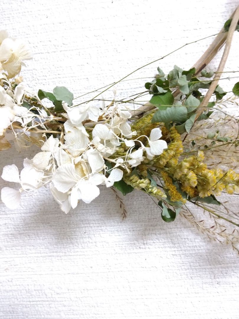 Lake & Sea 山野草のドライフラワー壁掛けドライフラワースワッグ山野草リ