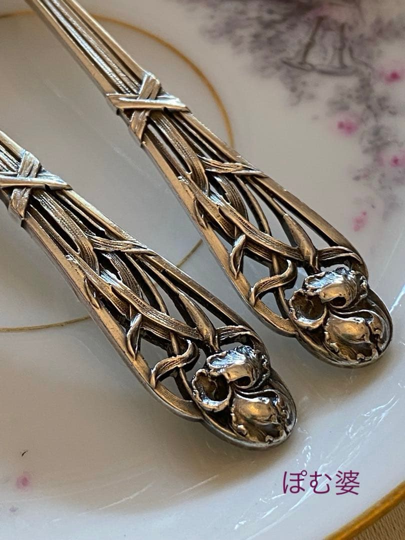 【フランス／純銀】「ブランジェ」フォーク＆スプーン＋「エナン」スプーン