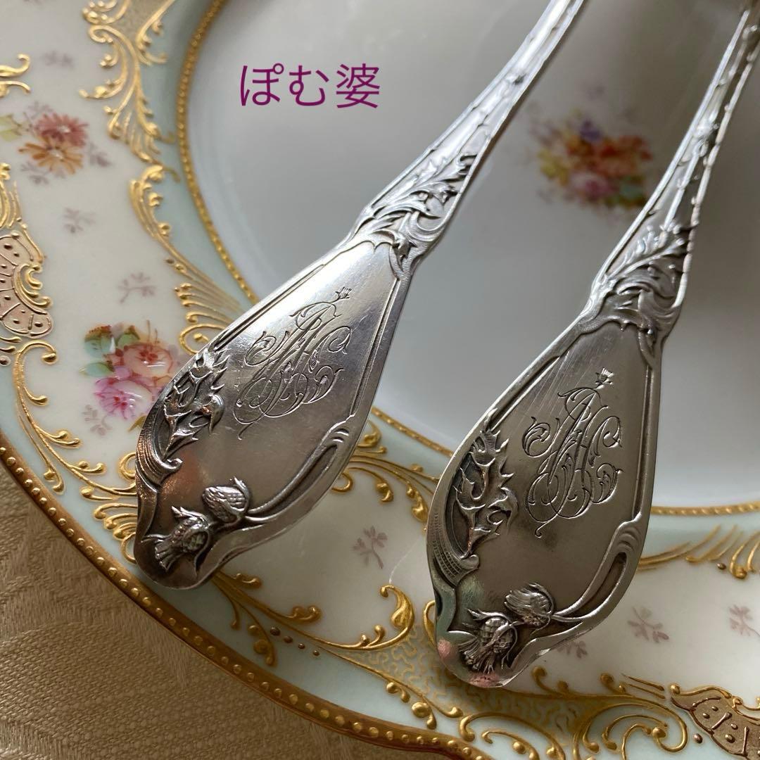 【フランス／純銀】「ブランジェ」フォーク＆スプーン＋「エナン」スプーン