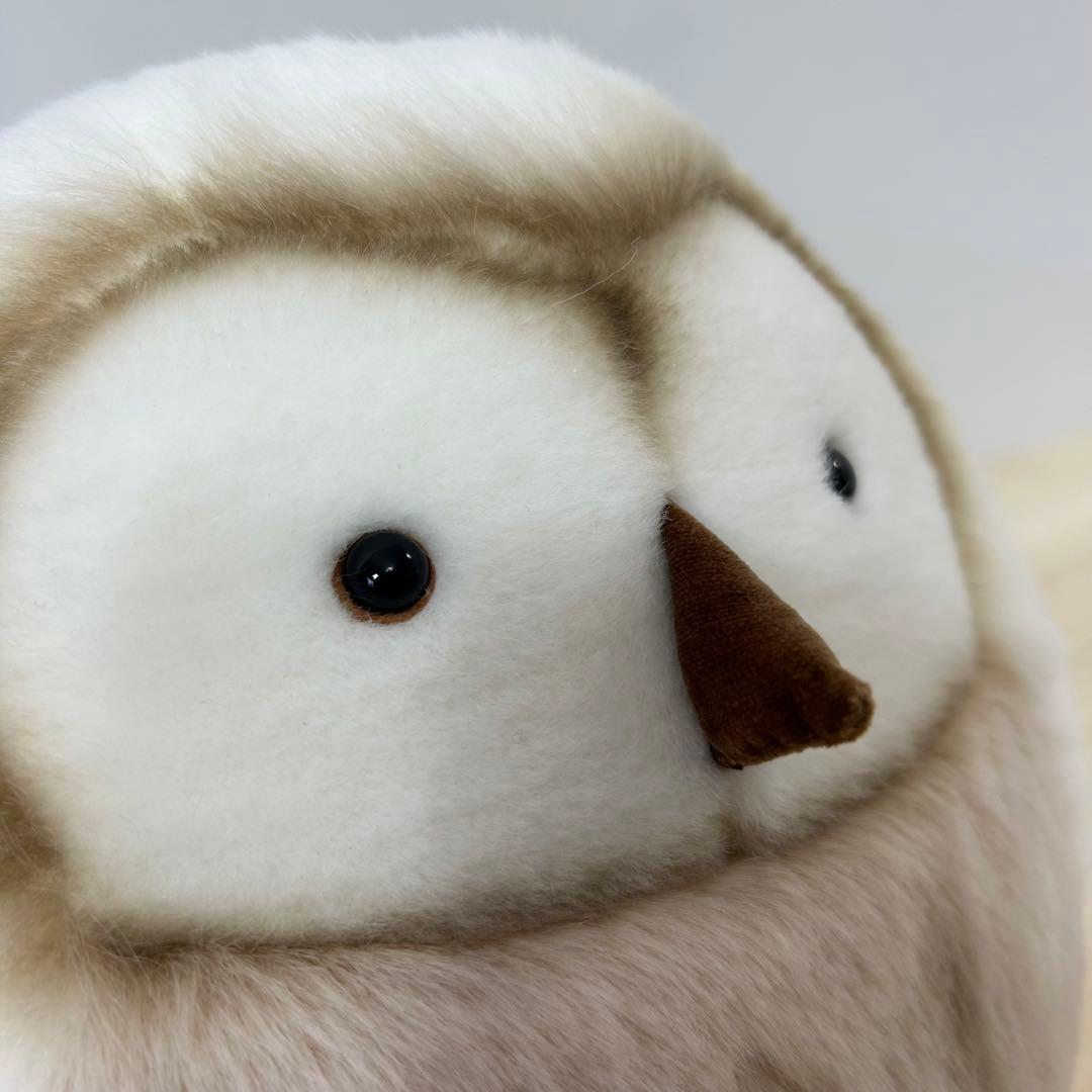 希少 モンスイユ ルイーズ ホワイト フクロウ ぬいぐるみ LLサイズ