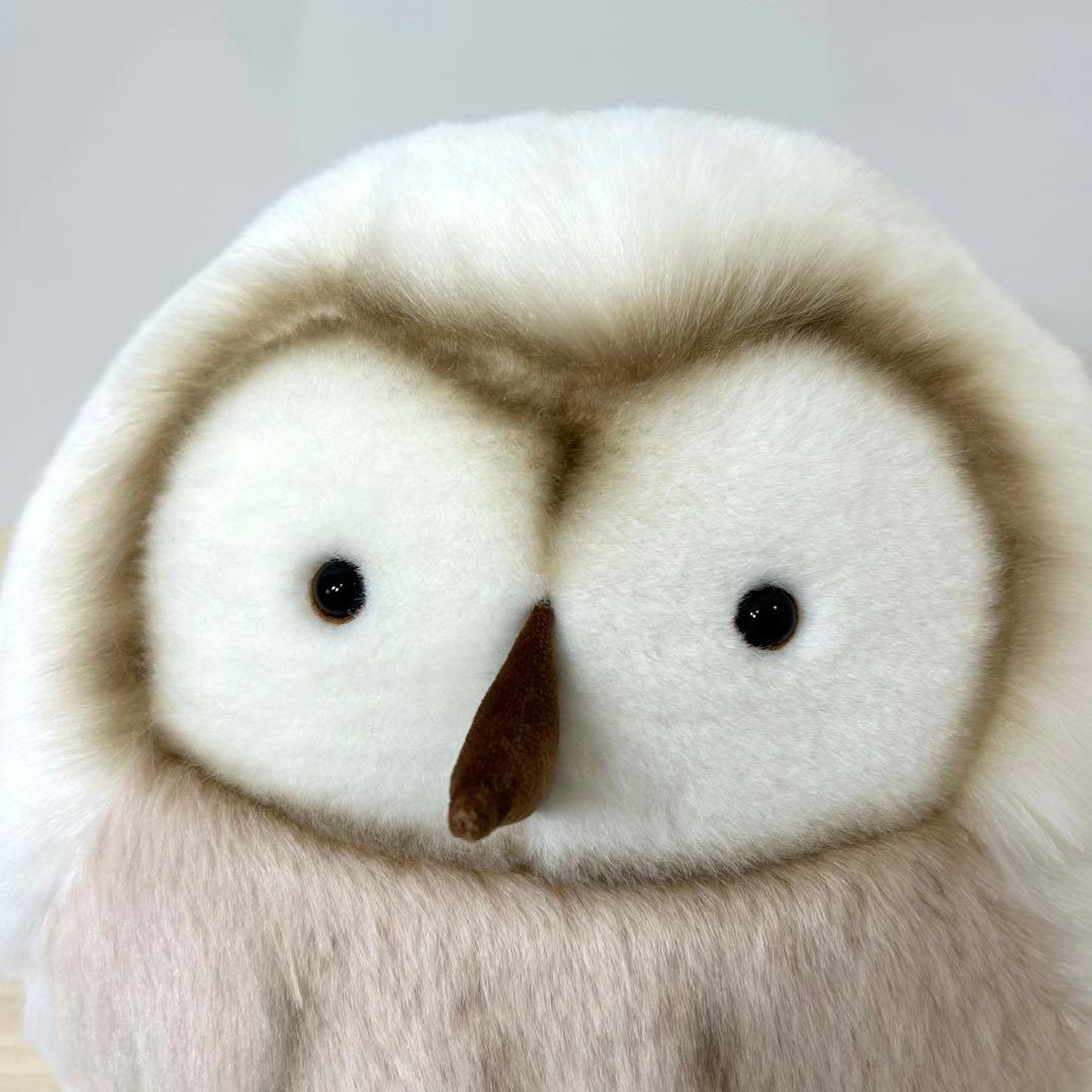 希少 モンスイユ ルイーズ ホワイト フクロウ ぬいぐるみ LLサイズ