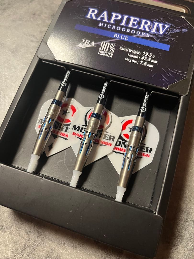 ダーツ MONSTER BARRELS DESIGN RAPIERIV MG BLUE