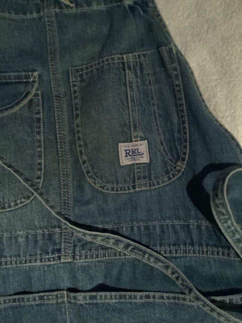RRL ダブルアールエル デニム エプロン インディゴ　美品