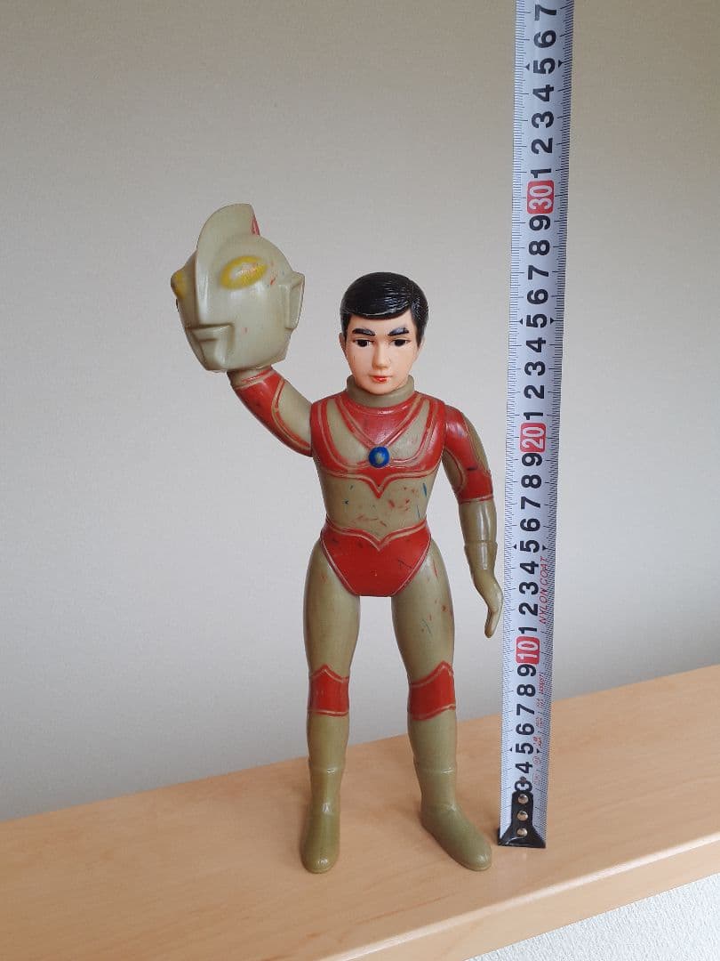 当時物 ブルマァク 帰ってきたウルトラマン 面取れ ソフビ 1970年代