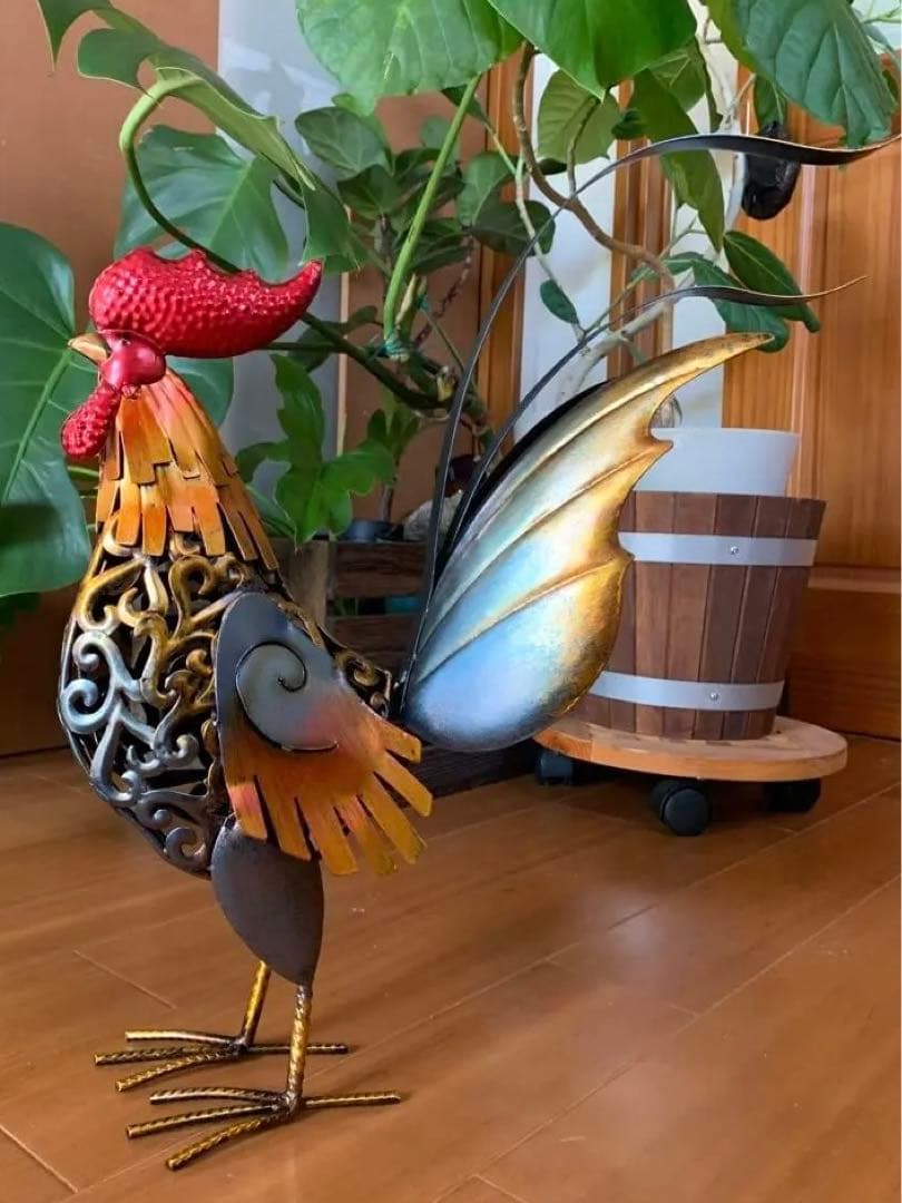 SALEです！再入荷！インテリア置物　雑貨　ショップオフィス　店舗装飾　ニワトリ