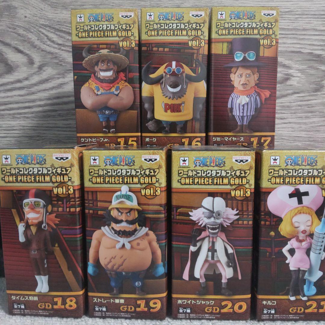 【希少】【レア】ワンピース ゴールド ワーコレ フィギュア 35体セット＋オマケ