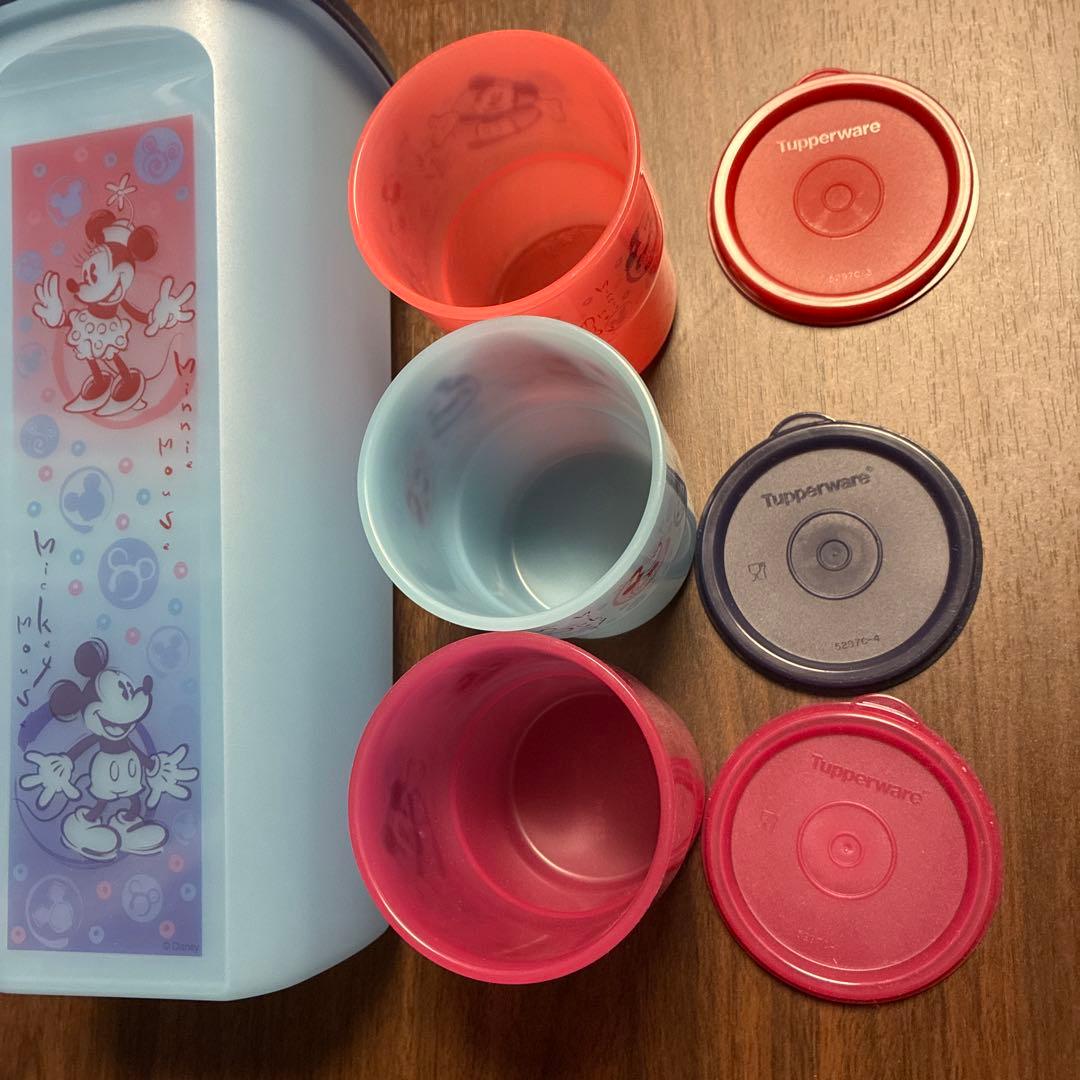 タッパーウェアとディズニーのコラボ⭐︎ミッキー 2Lボトルとタンブラー未使用箱入り