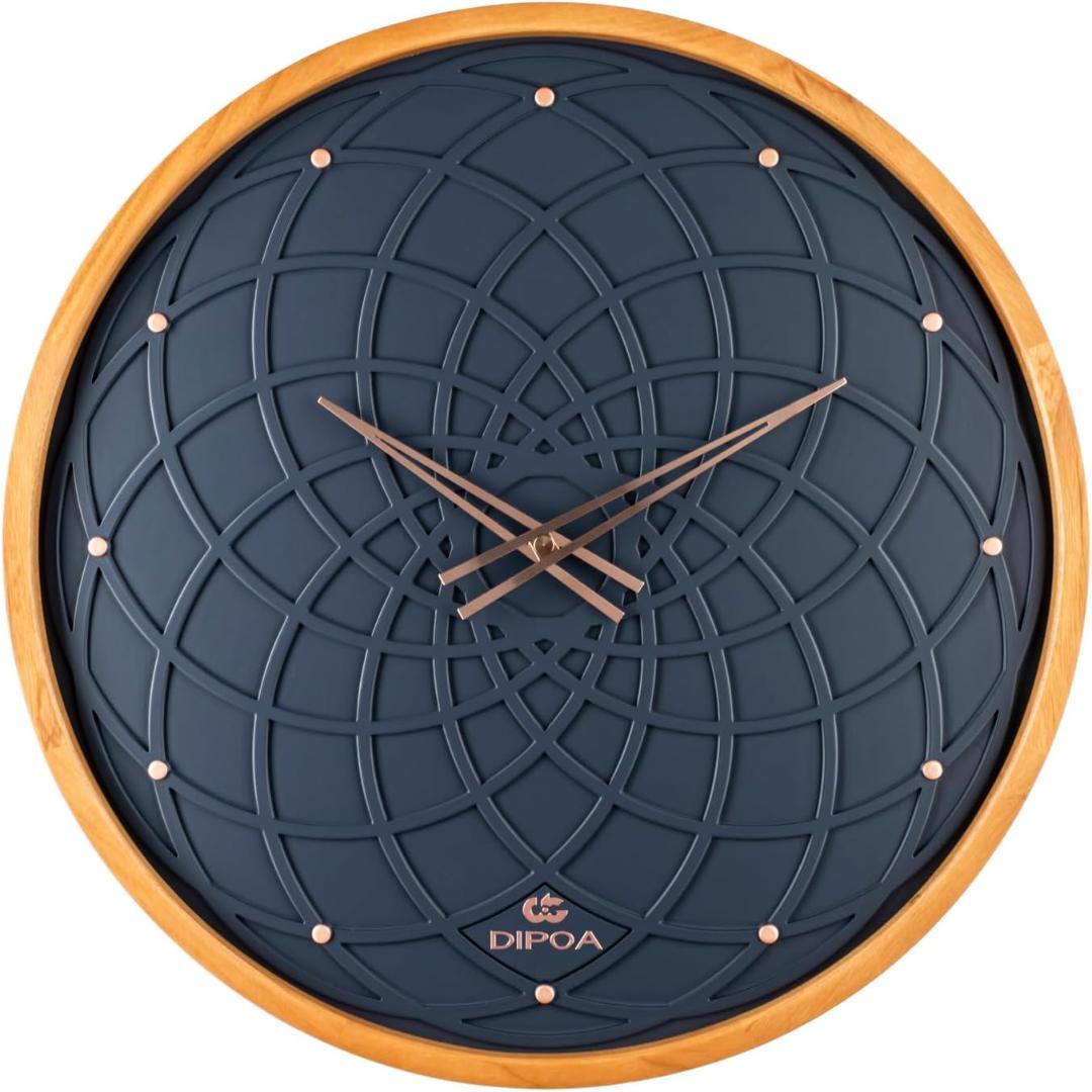 掛け時計 おしゃれ 木製 壁掛け時計 40cm 大きめ レトロ ドイツ Wood