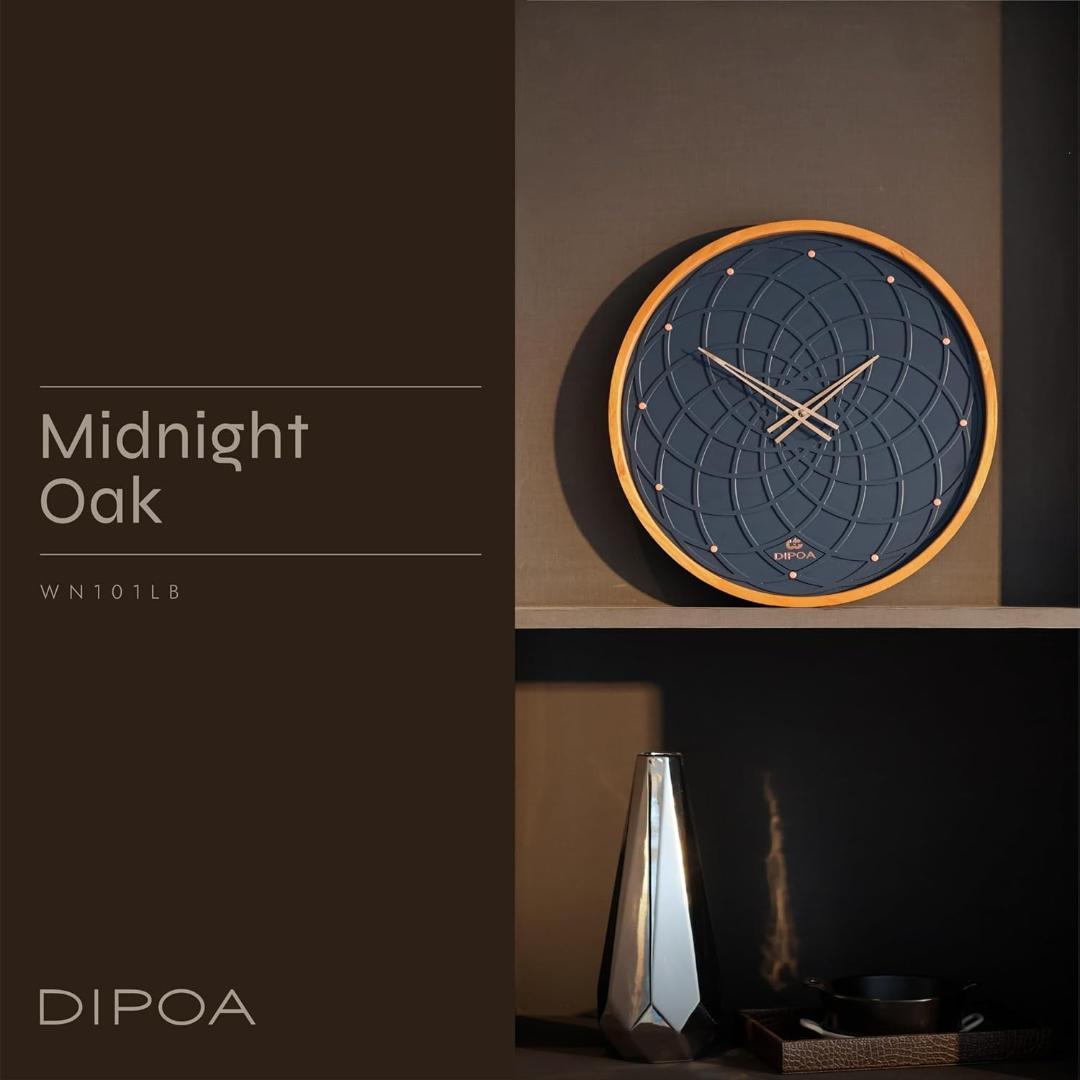 掛け時計 おしゃれ 木製 壁掛け時計 40cm 大きめ レトロ ドイツ Wood