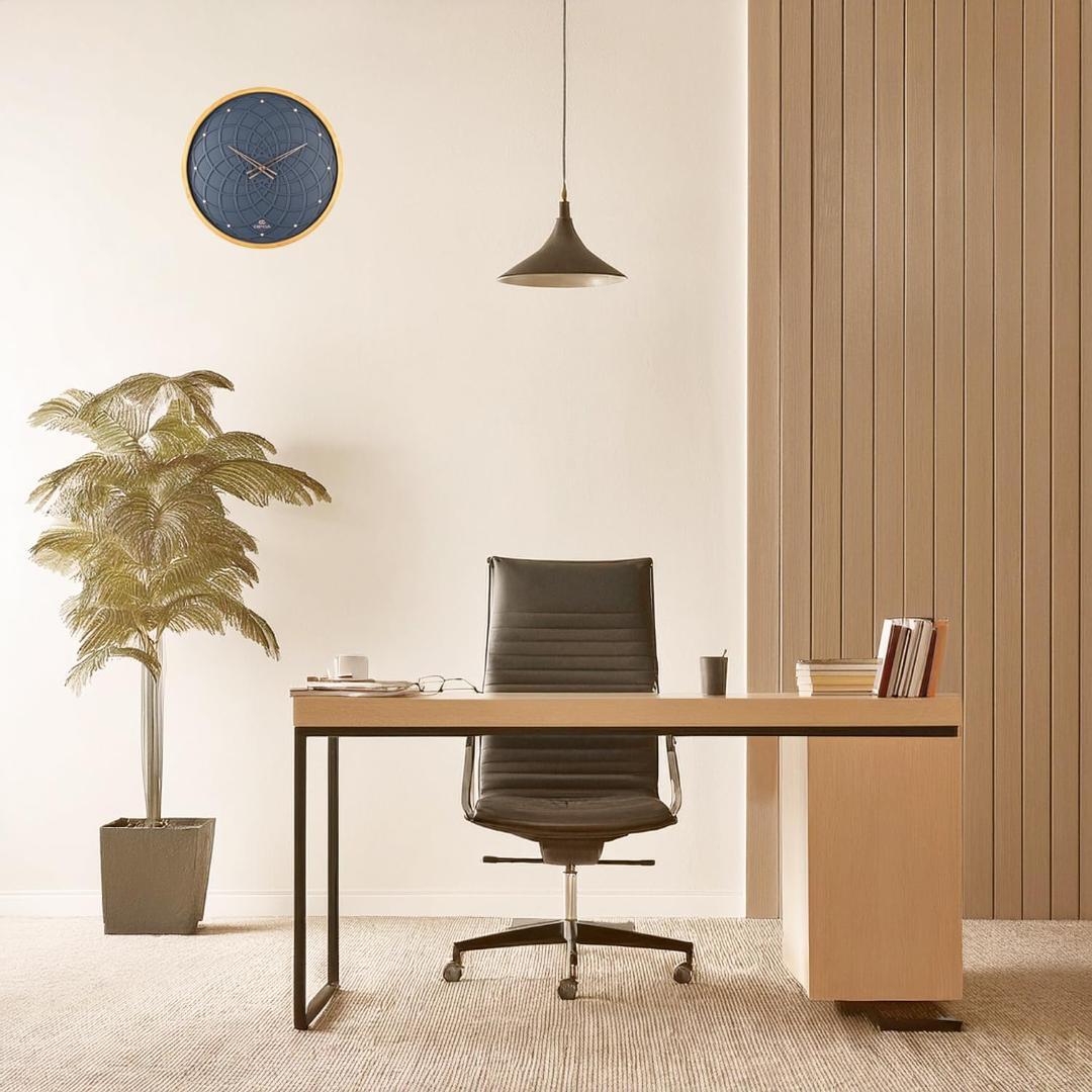 掛け時計 おしゃれ 木製 壁掛け時計 40cm 大きめ レトロ ドイツ Wood