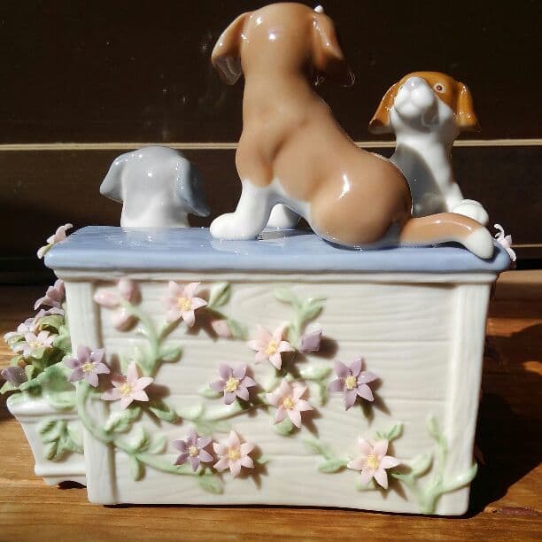 陶器製オルゴール、新品