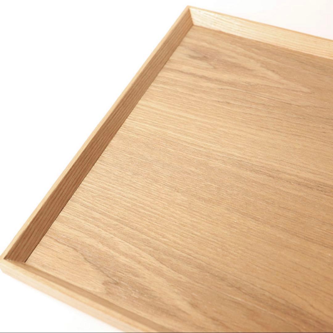 在庫ラスト10枚セット木製 羽反長角膳（はぞりちょうかくぜん）45cmナチュラル