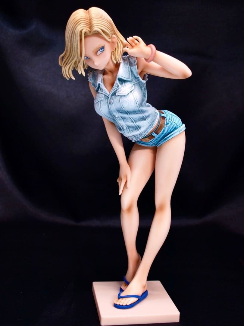 ドラゴンボール 人造人間18号 フィギュア リペイント グリッター&グラマラスB