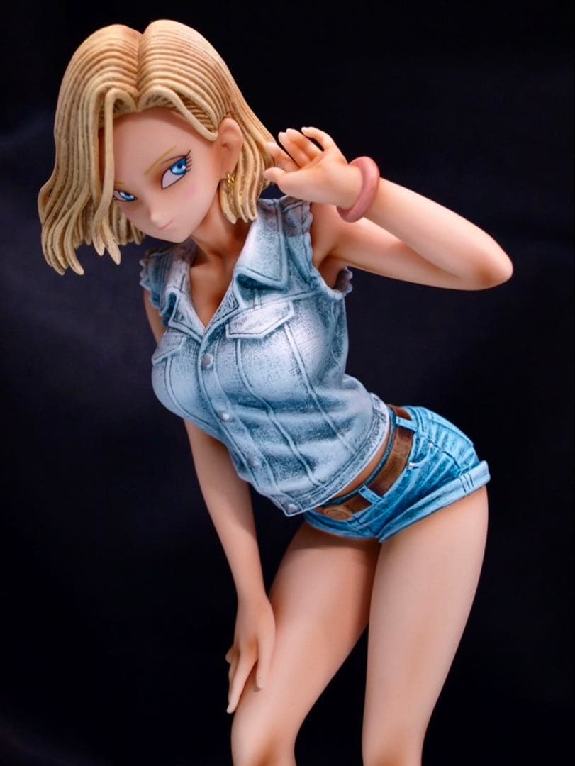 ドラゴンボール 人造人間18号 フィギュア リペイント グリッター&グラマラスB