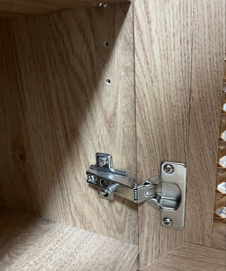 LOWYA ラタン調キャビネット リビングボード