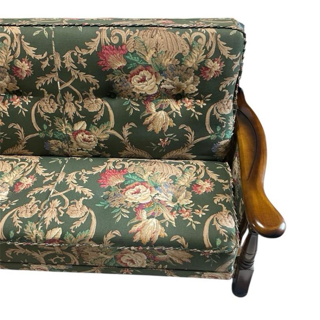 カリモク家具 コロニアル 3人がけ ソファー ベッド