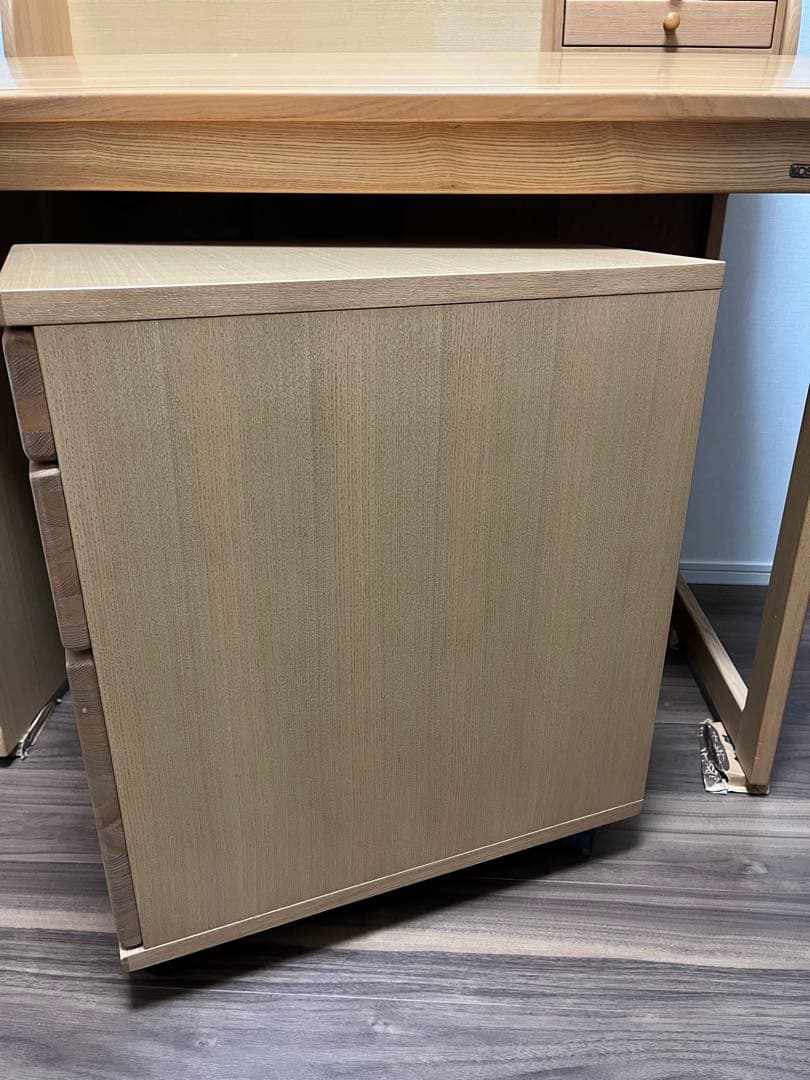 コスガ　学習机(机・上棚・引き出し三点セットの机)