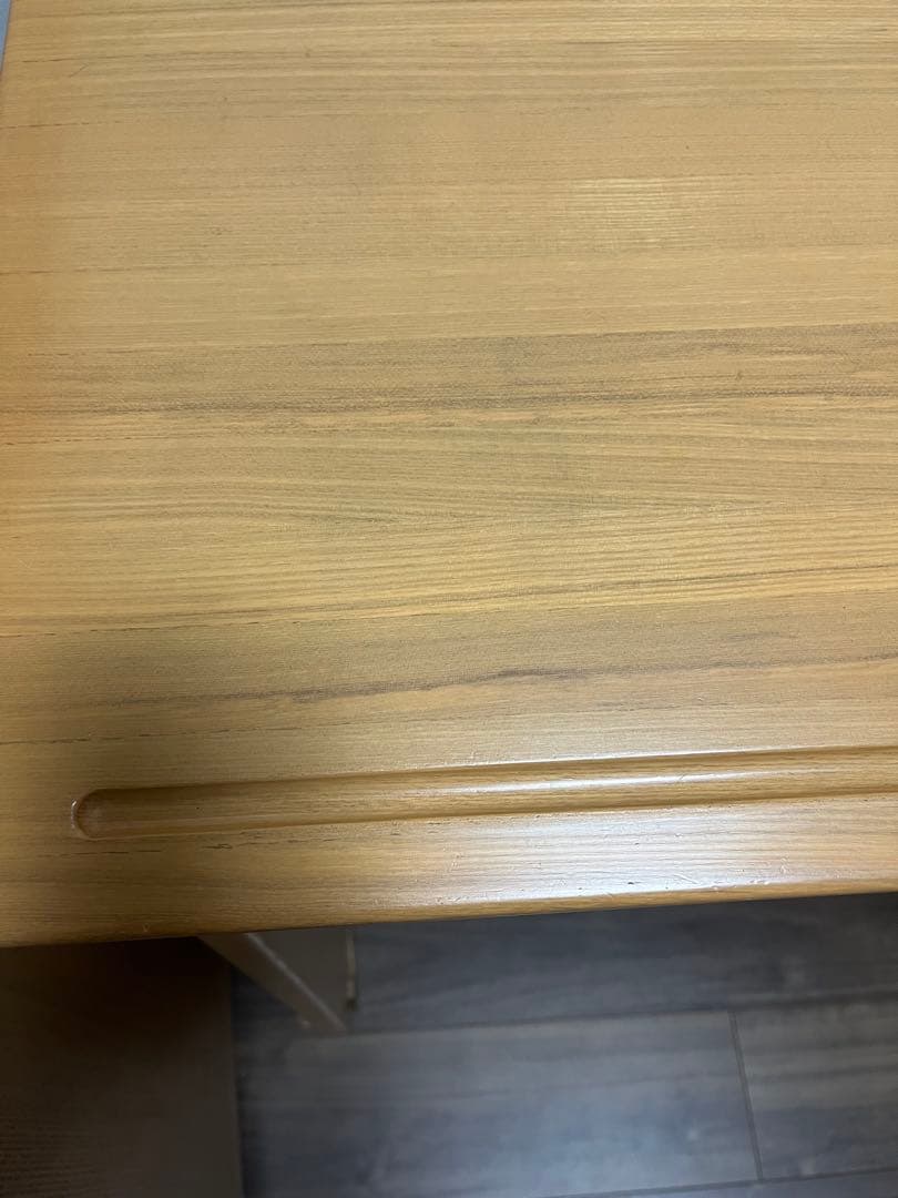 コスガ　学習机(机・上棚・引き出し三点セットの机)