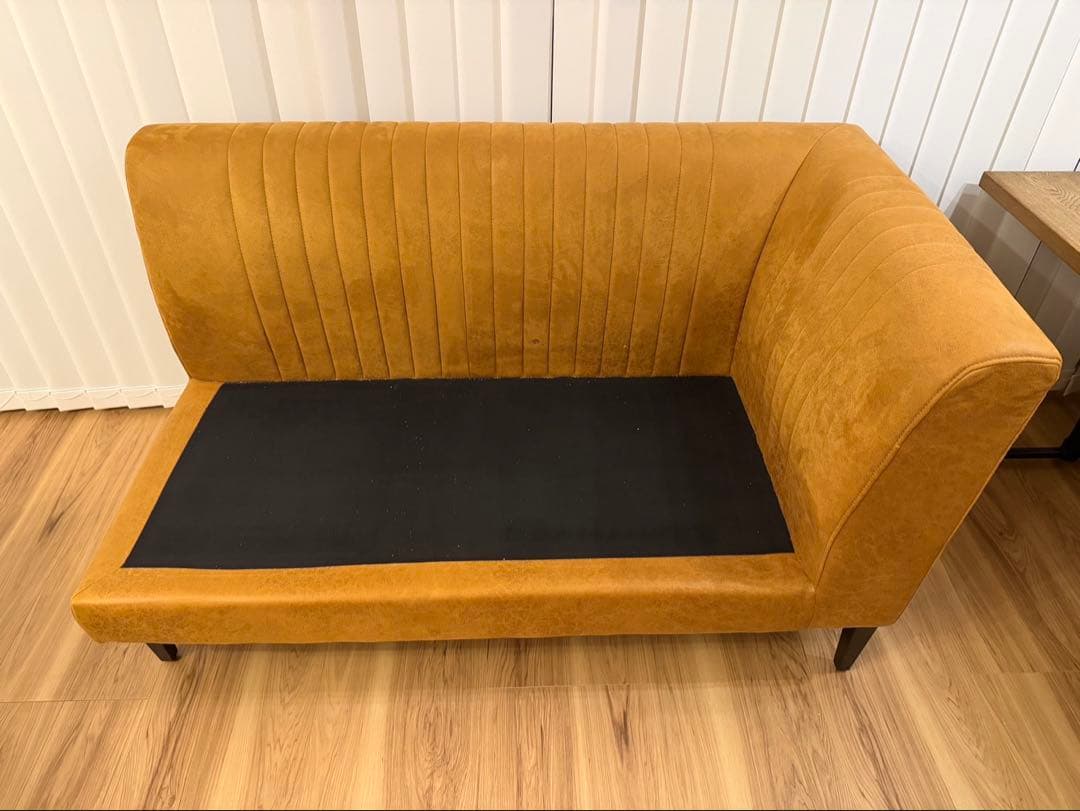 クラッシュゲート　グレス　2人掛けソファ　片肘