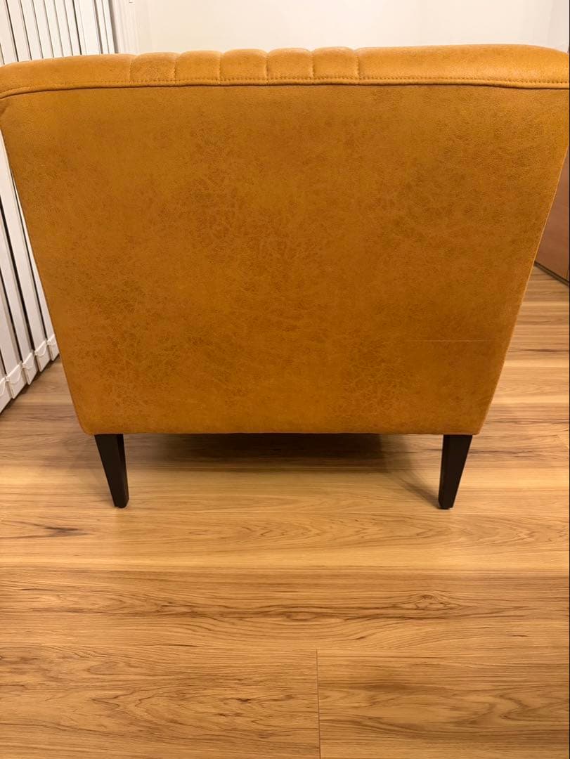 クラッシュゲート　グレス　2人掛けソファ　片肘