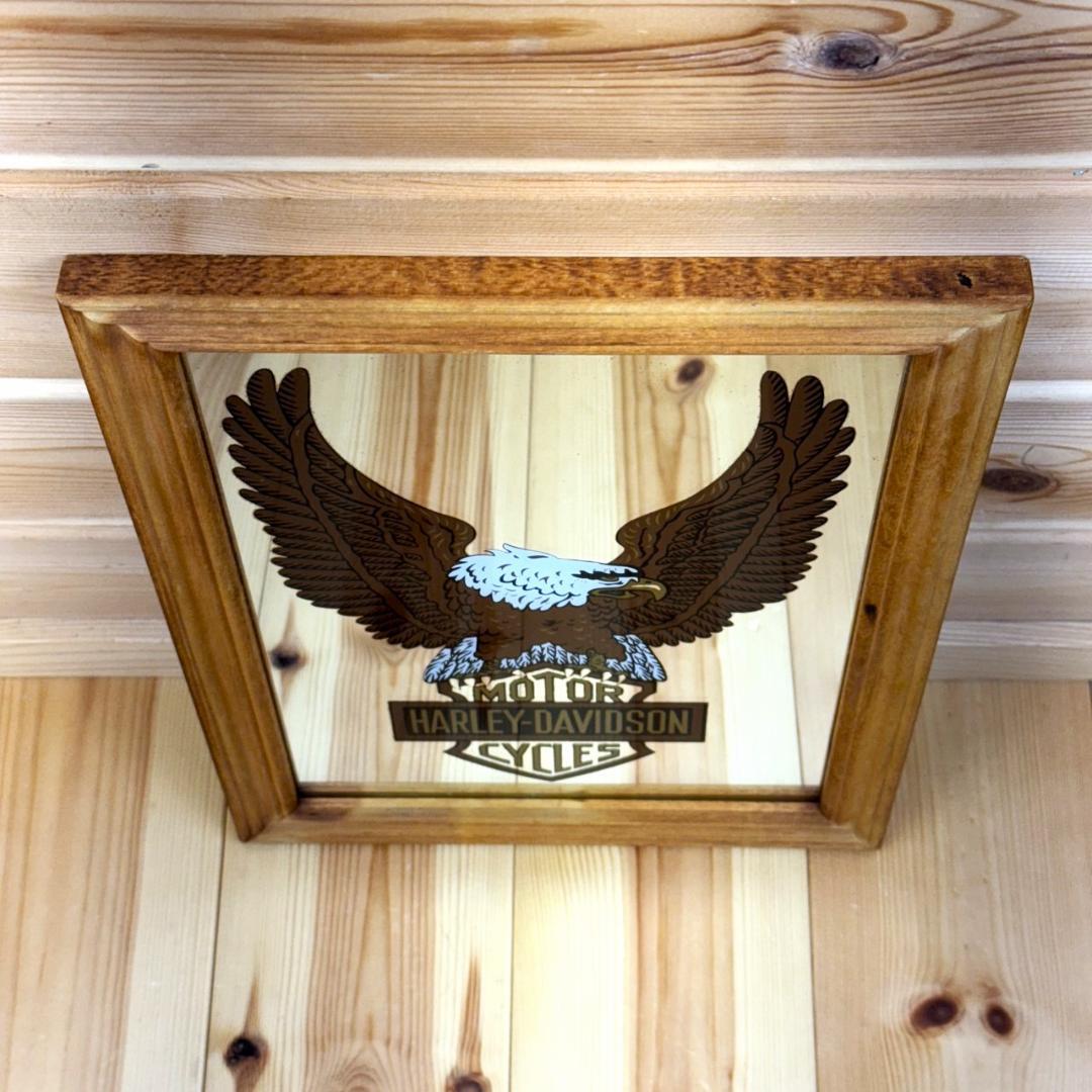 ハーレーダビッドソン Harley Davidson パブミラー 鏡 ビンテージ