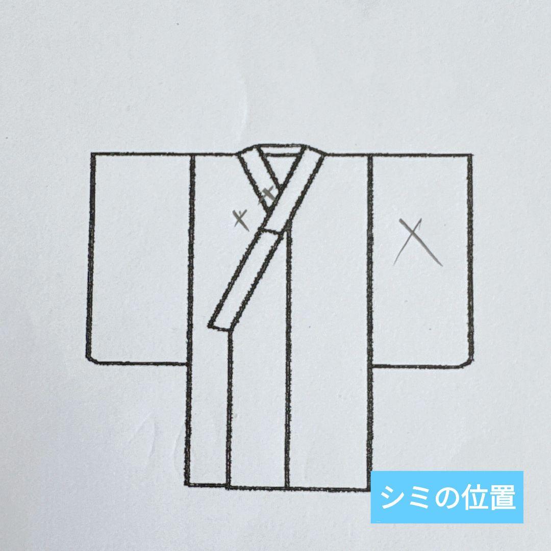 フルセット　七五三７歳女児　茶色地　桜　袋帯　シルバー地　長襦袢付　7292