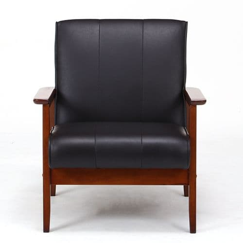 《新品・送料無料》バイキャストＰＵソファー ラバーズ ダークブラウン 1P