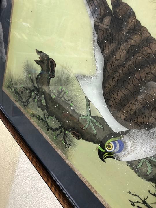 絵画　竹馬画　寺地寿太作　昭和40年作品　直接引き取り可日本画　入選8回