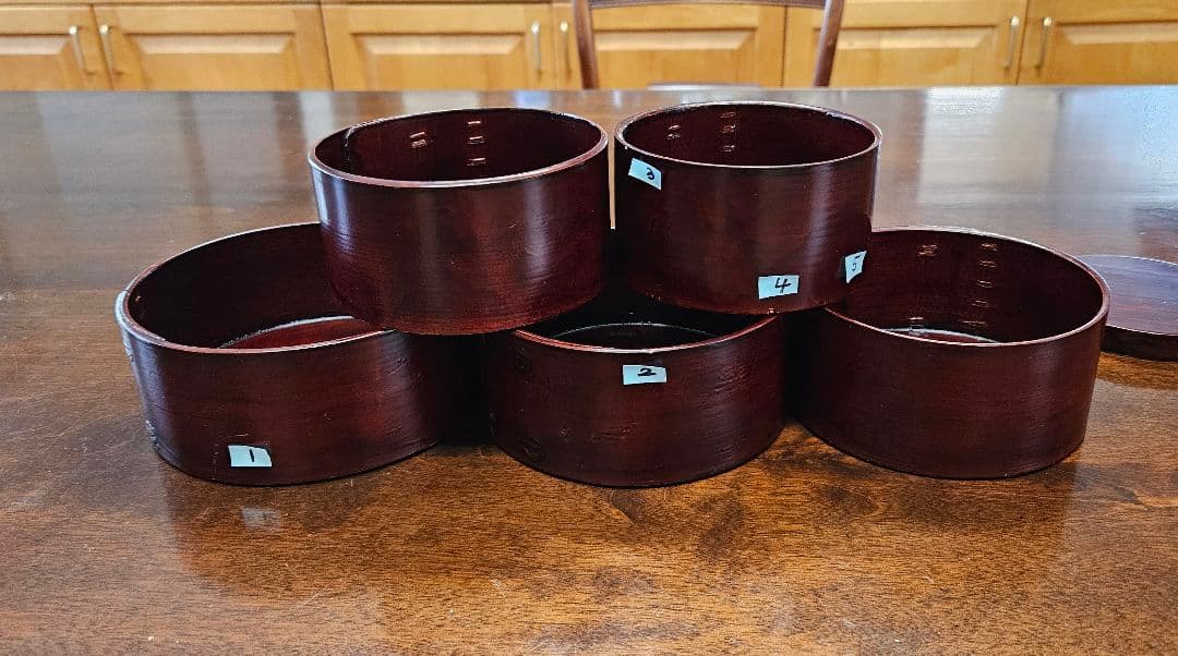 井川メンパ 6点セット 海野想次製造 未使用品