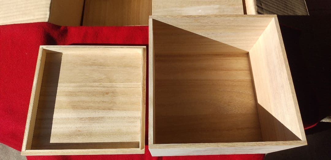 桐箱、(22cm×22cm×高さ16cm)20個入り