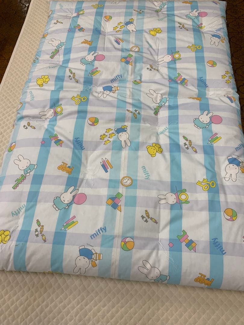 ミッフィーベビー手作り敷布団(綿100％カバー付き)