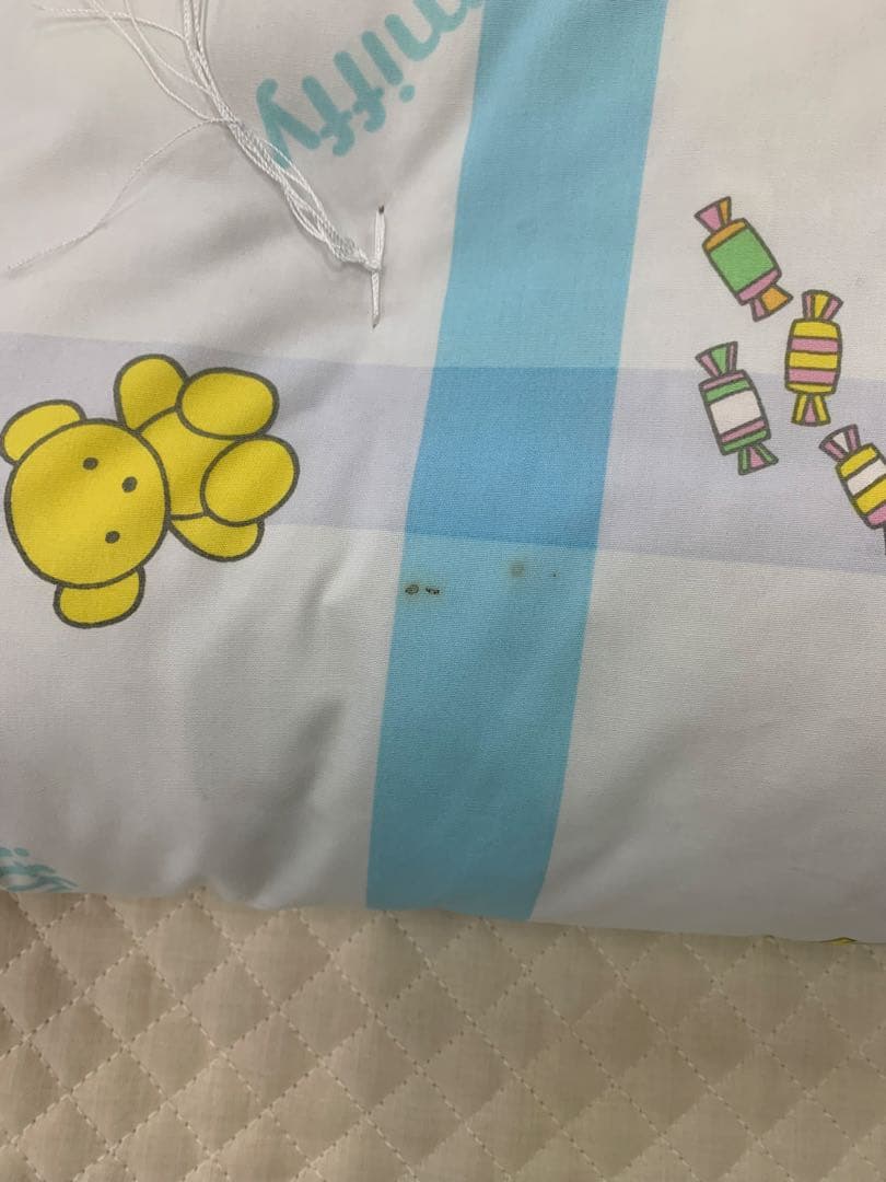 ミッフィーベビー手作り敷布団(綿100％カバー付き)