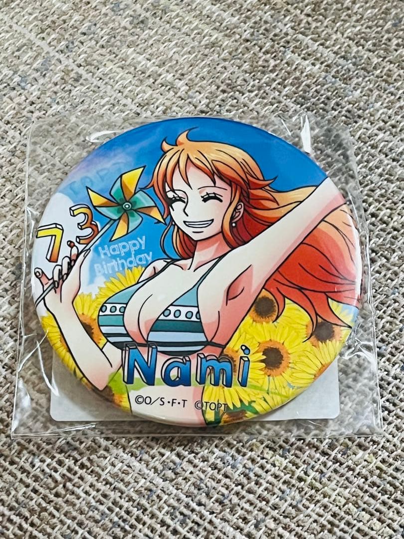 東京 ワンピースタワー 限定 ナミ バースデイ缶バッジ 2020 輩 レア