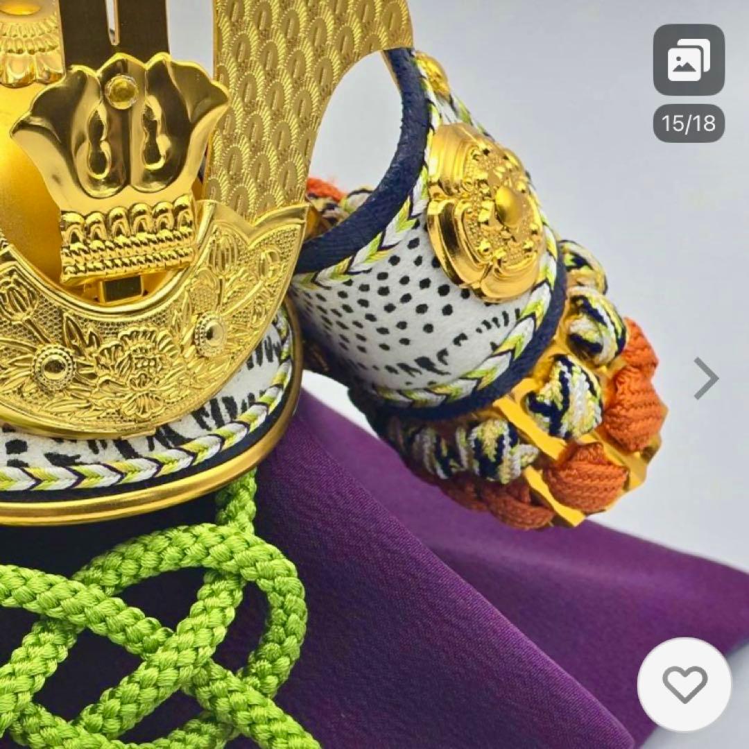 【58%OFF】吉徳 五月人形 豆正成公兜 未使用保管品