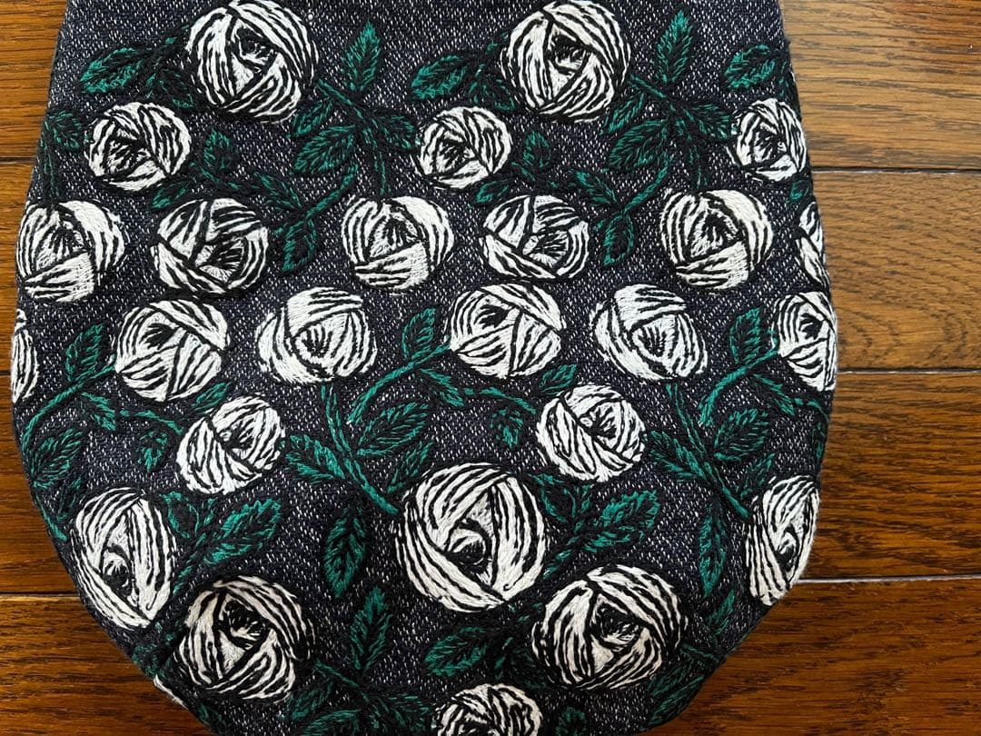 ハンドメイド ミナペルホネンrosyかごバック