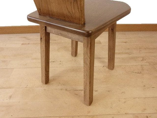 ふくろう　椅子　ダイニングチェアー　イスG　ナラ材　オーク色　勇峰工芸（新）