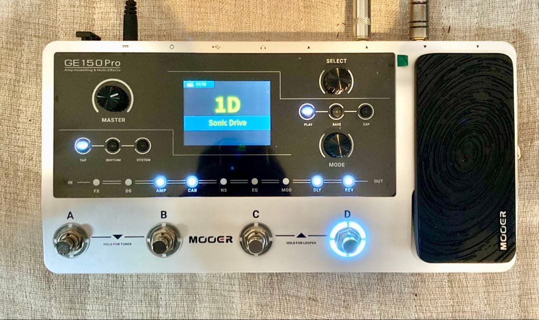 K*様 MOOER GE150 Pro マルチエフェクター