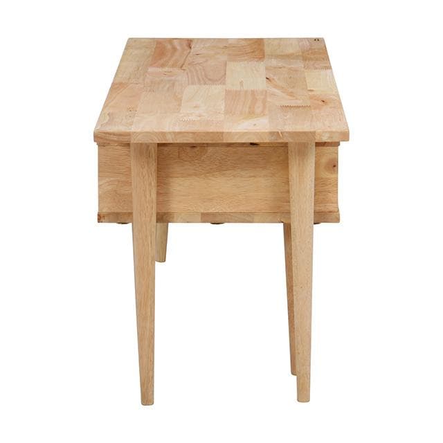 伸縮回転式テレビボード/ローボード 幅103～166 ナチュラル 天然木