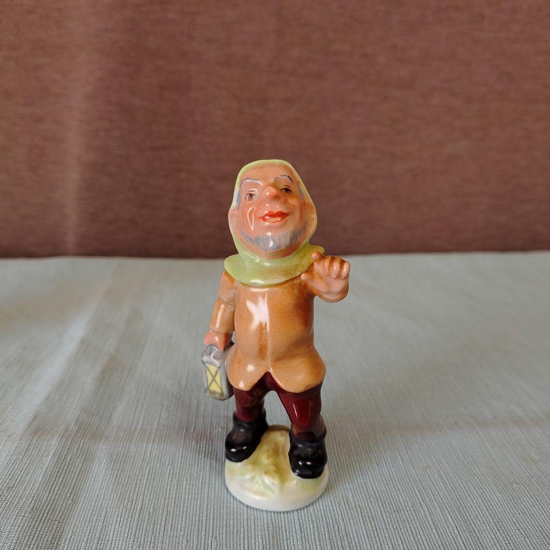 チェコ製ポーセリン/ロイヤル・ダックス「美女(白雪姫)と7人の小人達