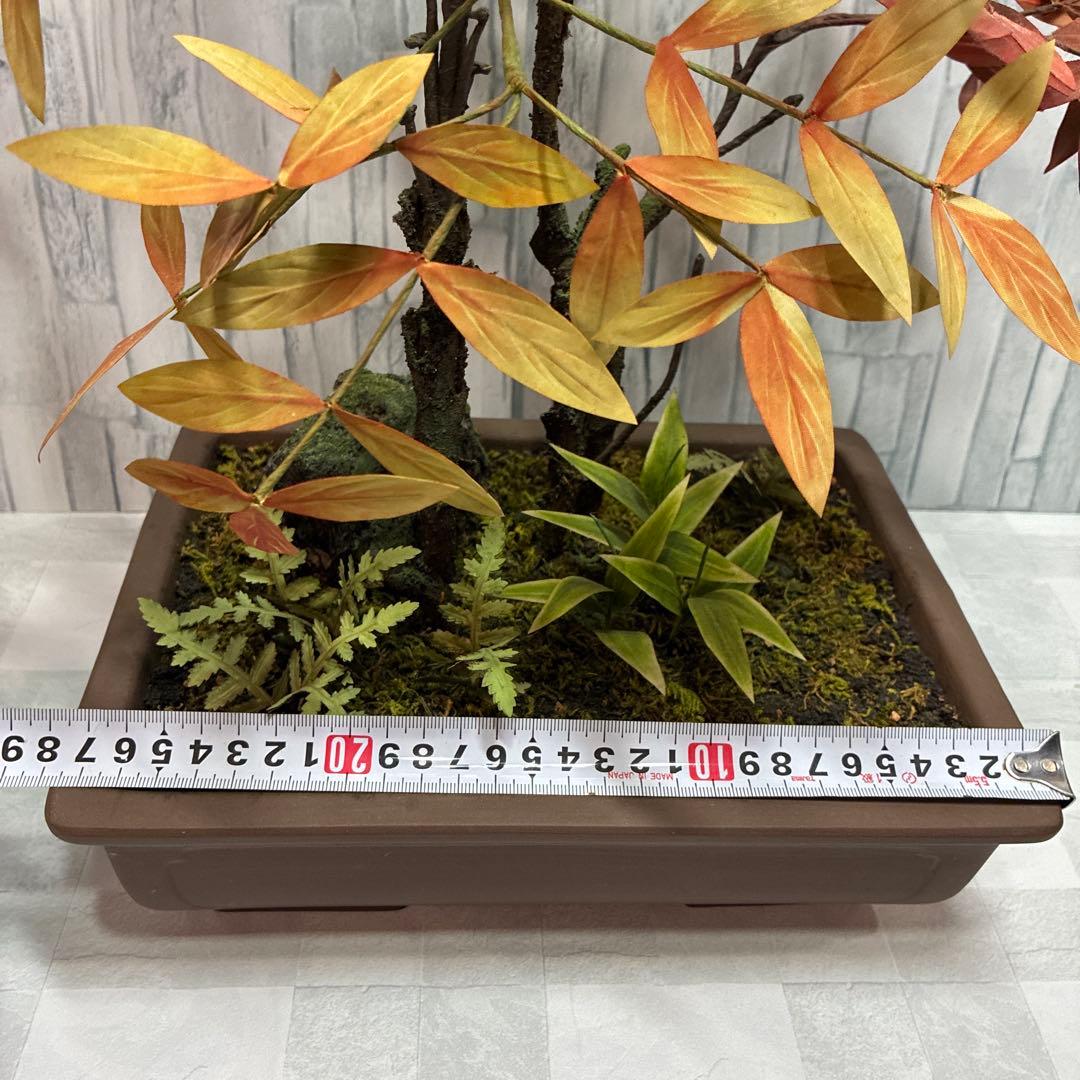 ナンテン 造花 インテリア 盆栽