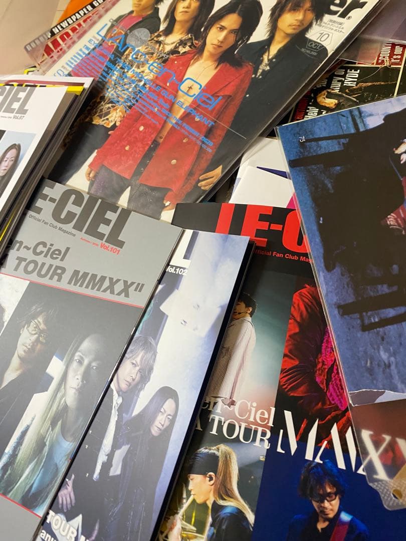 【初期レア】 L'Arc~en~Ciel VAMPS HYDE会報誌など 大量