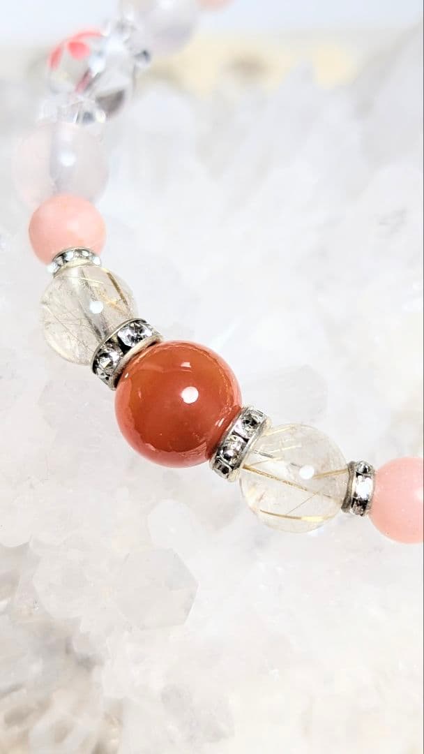 【8800円】恋愛運・魅力開花 開運ブレスレット 天然石