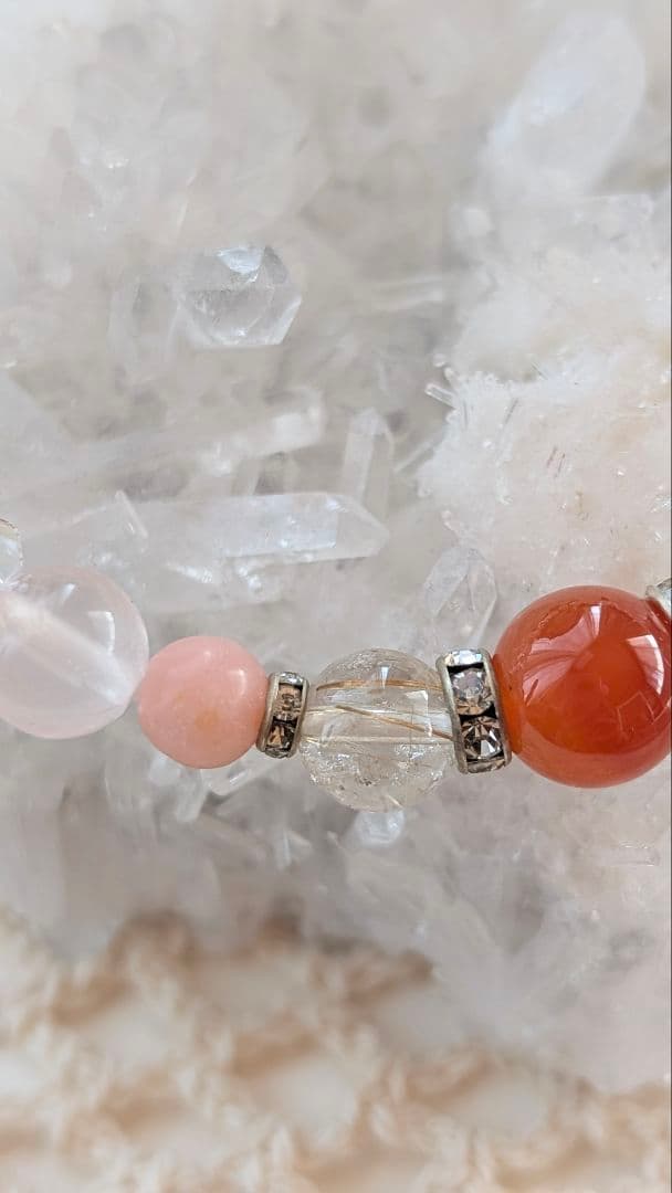 【8800円】恋愛運・魅力開花 開運ブレスレット 天然石