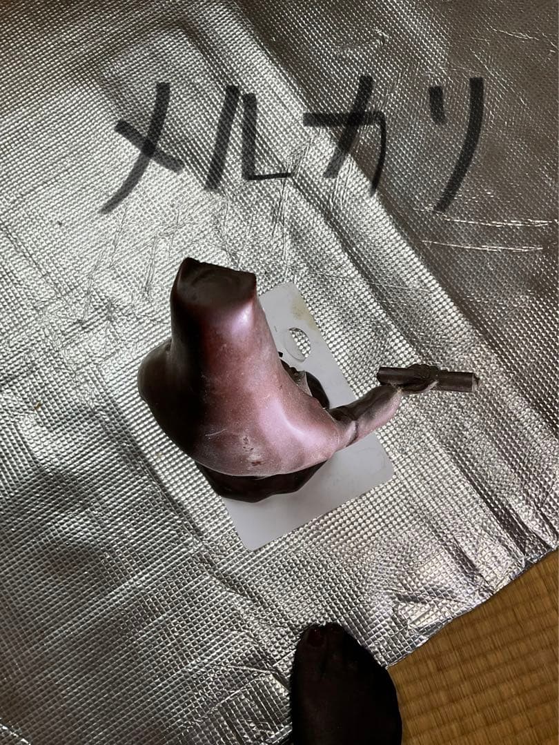 聖観世音菩薩立像。銅製。現状品。【まあまあの重量が御座います、芳山と言う文字】。