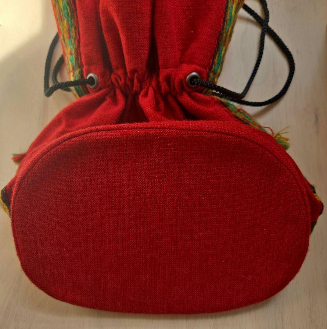 北海道手織りつむぎ 優佳良織工芸館 巾着バッグ - メルカリ
