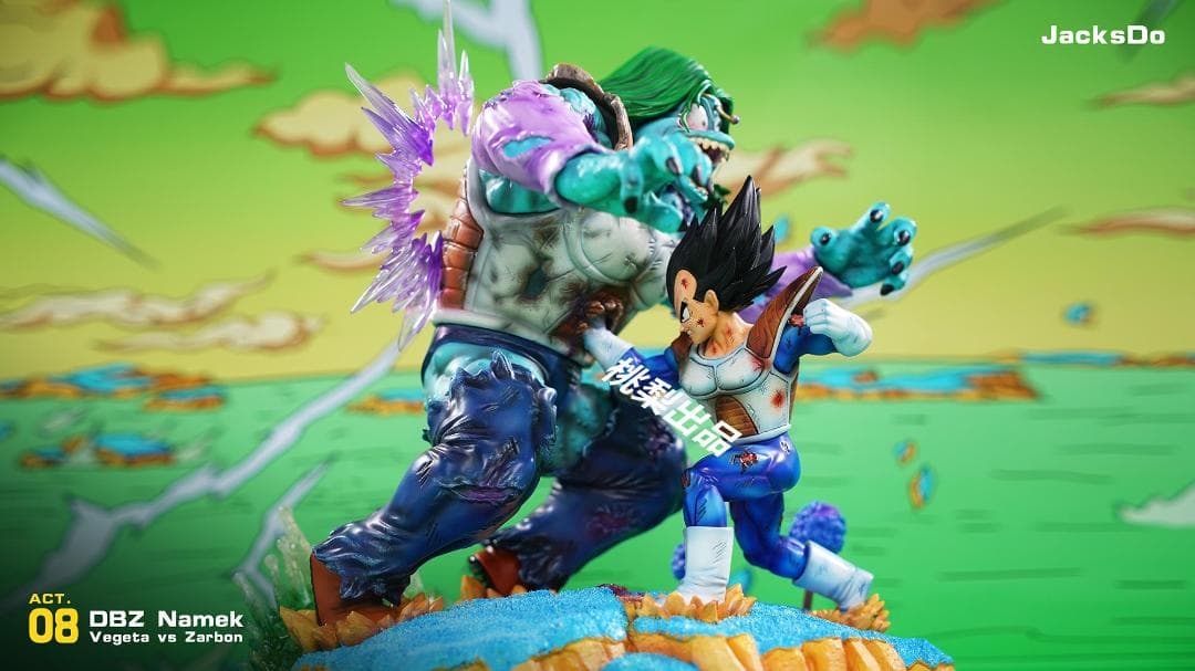 新品未開封『ドラコンボール』 ベジータ＊ザーボン ガレージキット