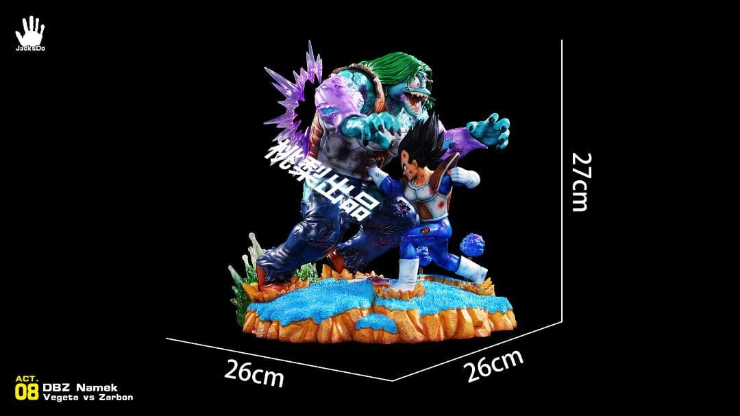 新品未開封『ドラコンボール』 ベジータ＊ザーボン ガレージキット