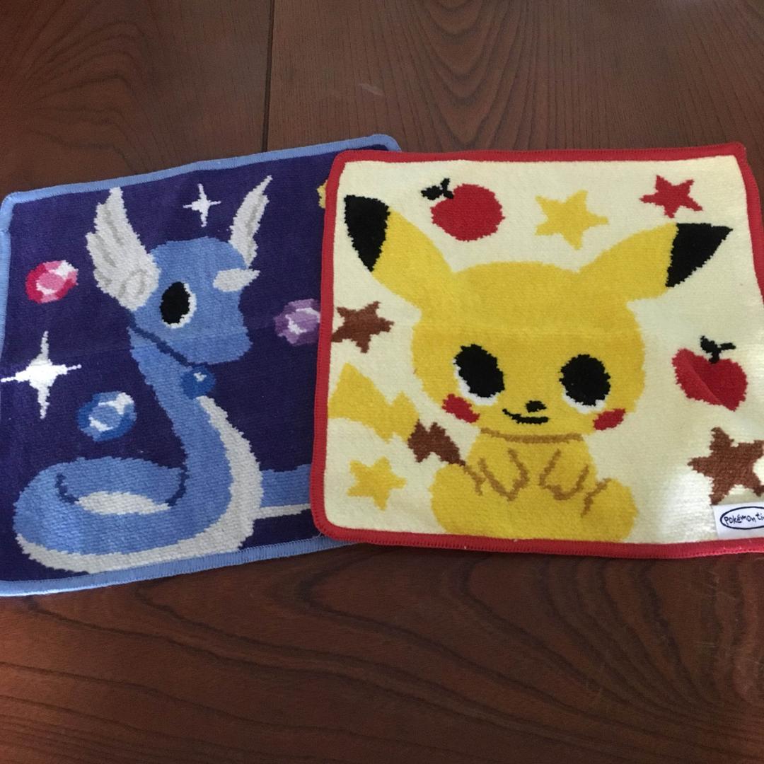 ポケモンセンター限定 シェニール織 タオルハンカチ 2枚セット - メルカリ
