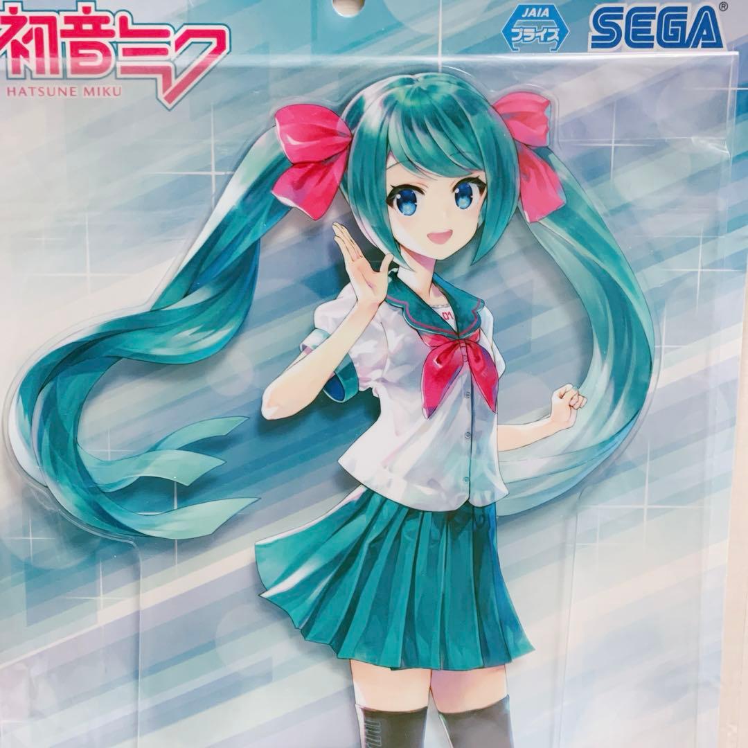 初音ミクシリーズ プラチナムザッカ ビッグアクリルスタンド 初音ミク