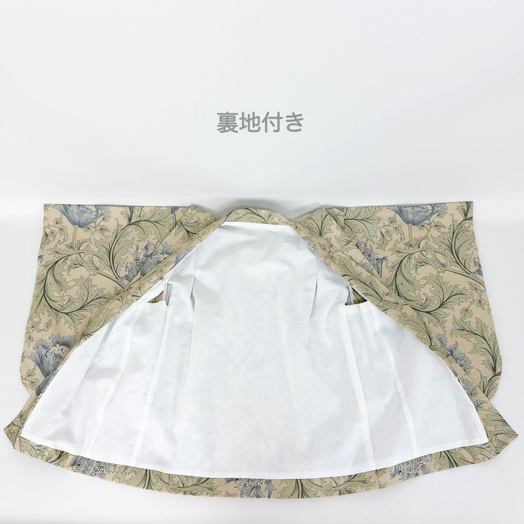 ［アネモネA］3歳 七五三 ꕤ 羽織袴5点セット ウィリアムモリス